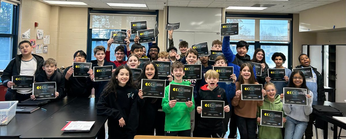 FAMS Future Innovators received their certificates for participating in <a href="/NASA/">NASA</a>'s "Power to Explore" Challenge!  Students learned about nuclear batteries that power space exploration and dreamed up a new space mission.