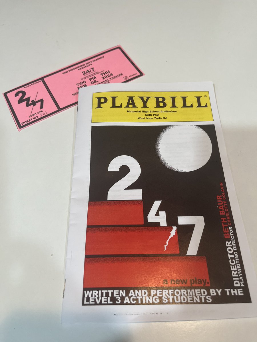 Last night, I was privileged to attend “24-7” a play written and performed by our Level 3 Acting Students in our Performing Arts Academy at MHS. Bravo to All Students, Ms. Baur, and Ms. Charlotte Colavin for such an amazing and riveting performance🧡🧡<a href="/WestNYSchools/">West New York School District</a> <a href="/MHS_WNY/">Memorial High School</a>
