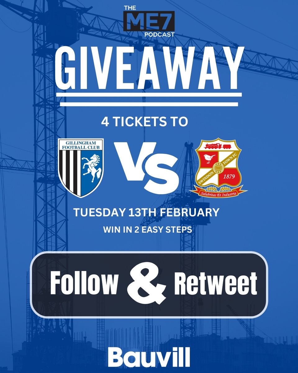 TheME7Podcast's tweet photo. GIVEAWAY

The #Gills games are coming thick &amp; fast and in partnership with our sponsors @bauvill, they are giving away 4 tickets to the next home game, which is a big one! 👀

Just retweet this tweet, and follow both us &amp; Bauvill on here to win! https://t.co/s7I6A9xc62