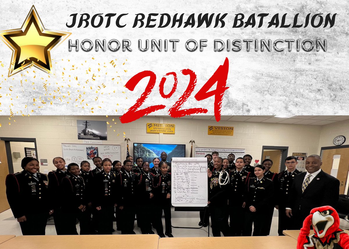 "🎉 Congrats to <a href="/WHS_Redhawks/">Westwood HS (SC)</a> &amp; @RedhawkBatallion on achieving a stellar 98.75 score in our Program Accreditation! Huge shoutout to Lt. Colonel Bauldrick &amp; Sgt Maj Johnson for their outstanding leadership. Keep soaring high! 🚀 #ProudMoment #AchievementUnlocked" <a href="/RichlandTwo/">Richland School District Two</a>