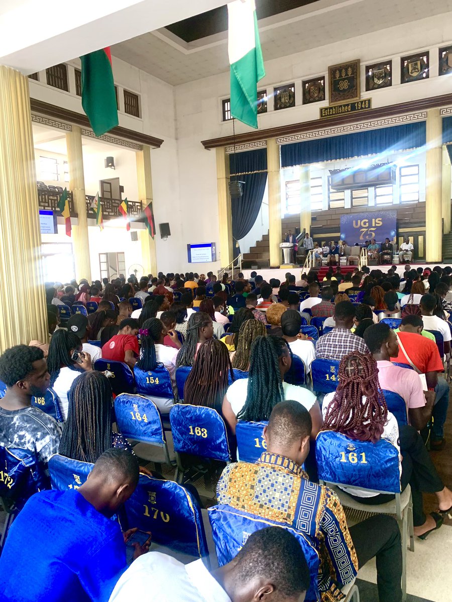 Ug_src's tweet photo. SRC FRESHERS ORIENTATION underway, live at the Great Hall!
#SRCFreshersOrientation
#UGSRC24 https://t.co/8SxYJEyvGP