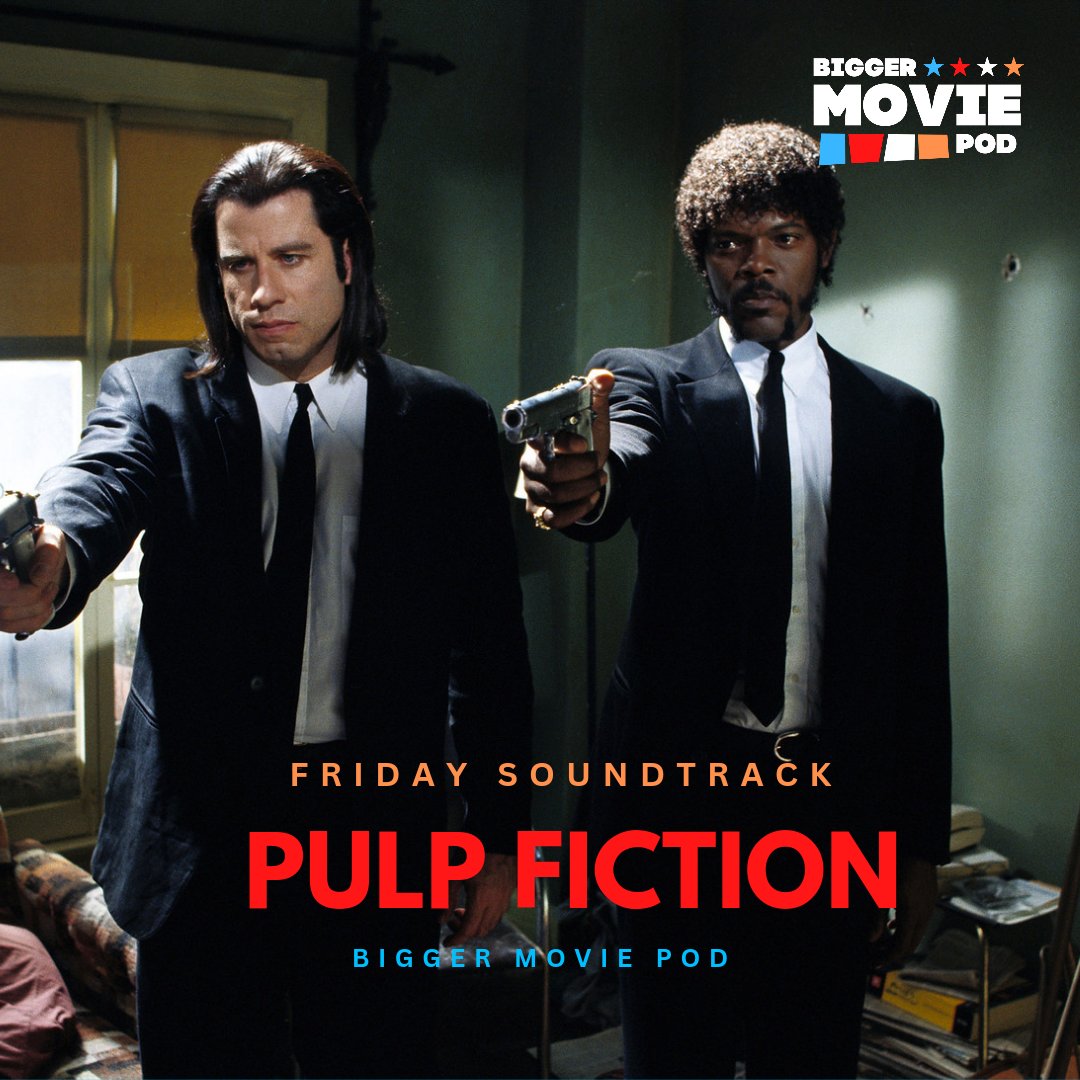 This week's Friday Soundtrack is Pulp Fiction. 

💙❤🤍🧡 

#fridaysoundtrack #newmusicfriday #ComicBookFilm #AZ #ComicBook #MovieReview #BiggerMoviePod #PodcastRecommendations #moviepodcast #podnation #podernfamily #podcast #podcastnation #PodcastRecommendations #PulpFiction