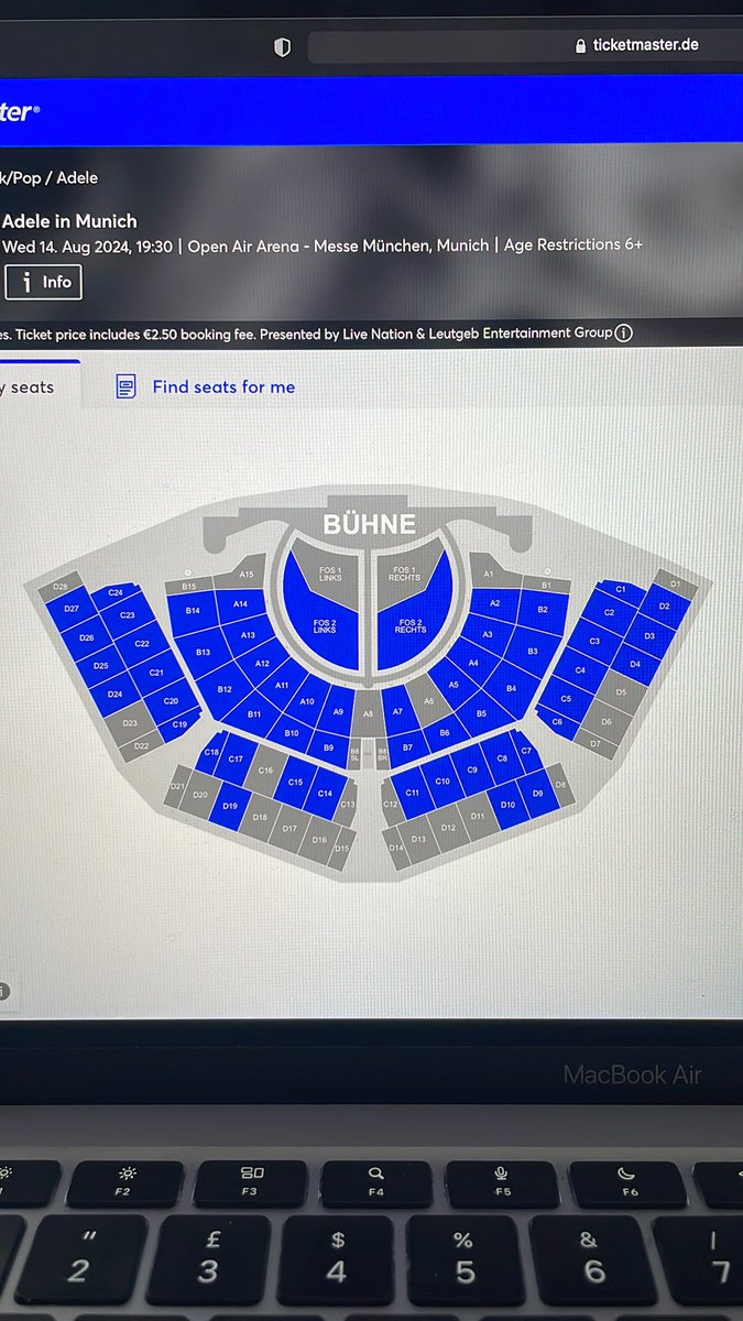 illuisoned's tweet photo. This @TicketmasterDE is disgusting!
Hundreds of tickets which, instead of going for the general sale (which, by the way, did not take place) are being sold for more than their value, with the “Official Platinum Ticket” excuse!
#Adele #AdeleInMunich #AdeleMunich https://t.co/f53bVyeoJq
