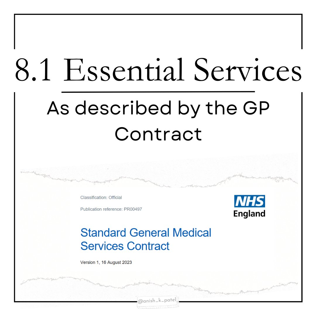 What are GPs contracted to do? What does it say in the contract? There is beauty in its simplicity (a blessing) and the reason for scope creep over the years (a curse). Let me explain...