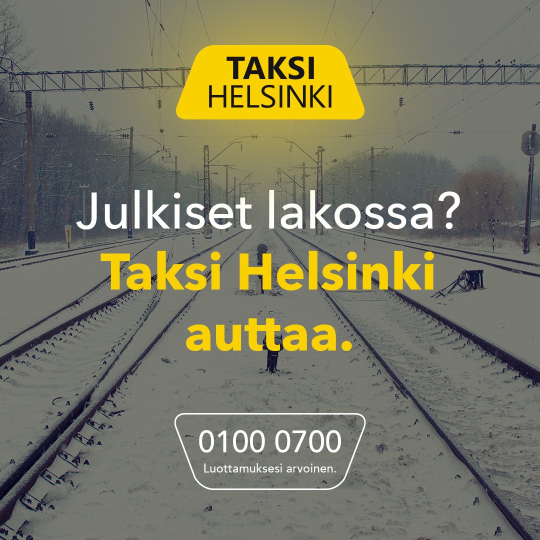 Lakot jatkuvat jälleen maanantaina. Taksi Helsinki auttaa sinua pääsemään luotettavasti määränpäähäsi myös silloin, kun julkiset eivät liiku. 🫡 👉 Lataa appi tai soita numeroon 0100 0700.