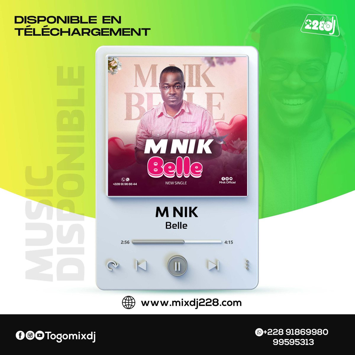 MnikOfficiel's tweet photo. M NIK – BELLE

Streaming https://t.co/4aQIGaSIIH

Téléchargement direct:
https://t.co/MNPDi92YJW https://t.co/J4pgXrDJqF