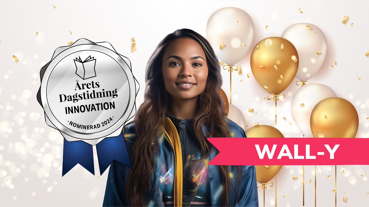 MathiasSundin's tweet image. Väldigt roligt att vara en av tre nominerade i kategorin Årets Innovation, vid Tidningsutgivarnas gala Årets Dagstidning!

Förra året skapade jag WALL-Y, en AI-bot som skriver nyheter åt Warp News. Det är inget nytt med AI som skriver nyheter, men jag ville inte bara ha en platt,…