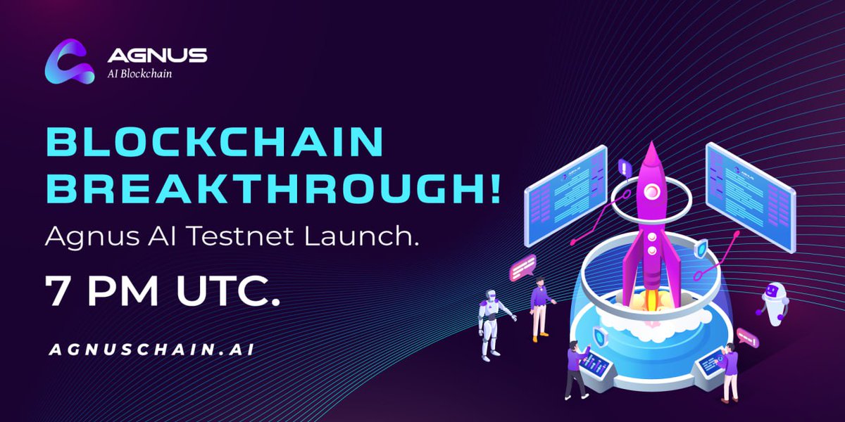 AgnusAIChain's tweet photo. Are you ready for a blockchain breakthrough?
#AgnusAI's Testnet will be launched #Today at 7 PM UTC!
One more step, till mainnet ππ
#InnovationLaunch #AgnusTestnet #CryptoNews #Layer1 #EVM #ETH #BTC https://t.co/IA8PgnFQIT