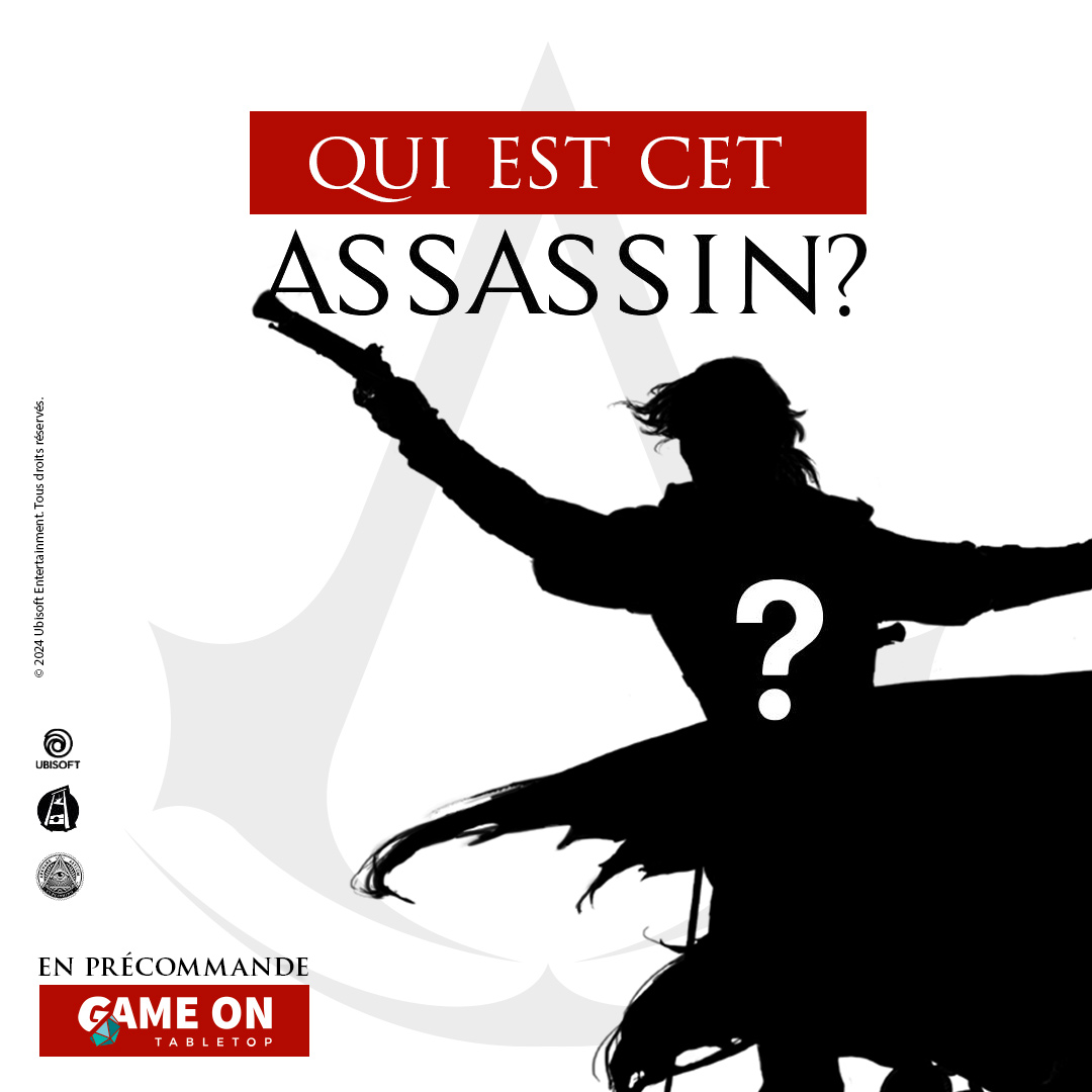 🎁Nouveau jeu à l'occasion des précommandes Assassin's Creed: le #JDR officiel !
gameontabletop.com/cf2801/assassi…

🔍• Trouvez le nom de l'assassin
🔁• Partagez la publication

Nous annoncerons le gagnant jeudi et il remportera 50€ sur notre boutique !
#Concours #AssassinsCreed