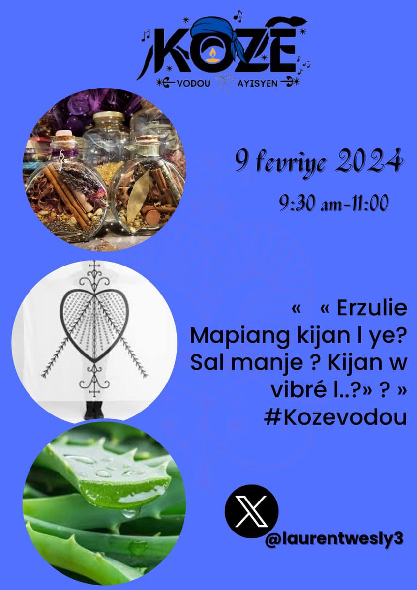 laurentwesly3's tweet image. Pwal gen koze talè wi ..