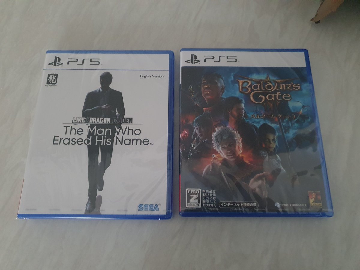 Finally arrived one for me and one for my daughter belated present  #PlayStation5