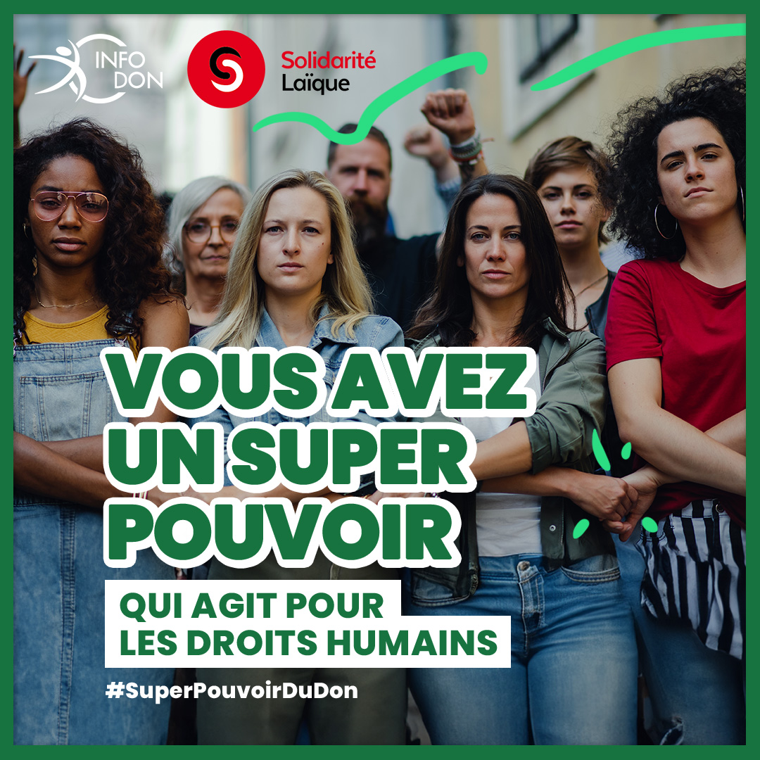 En #Tunisie, nous luttons contre les #inégalités et les #discriminations, en particulier celles basées sur le #genre et le #handicap.

Avec votre #superpouvoirdudon, soutenez les organisations qui militent pour le respect des droits humains 👉 infodon.fr/a-qui-donner/