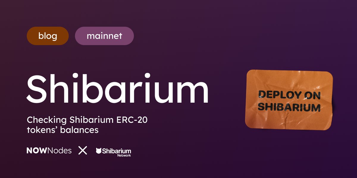 As more and more <a href="/ShibariumNet/">Shibarium Network</a> integrations are coming and being confirmed, and numerous promising tokens arrive to the ecosystem, we deliver new guide 🐶

This time we review Shibarium tokens and how to integrate them via applications and exchanges!

Build #NOW 👇