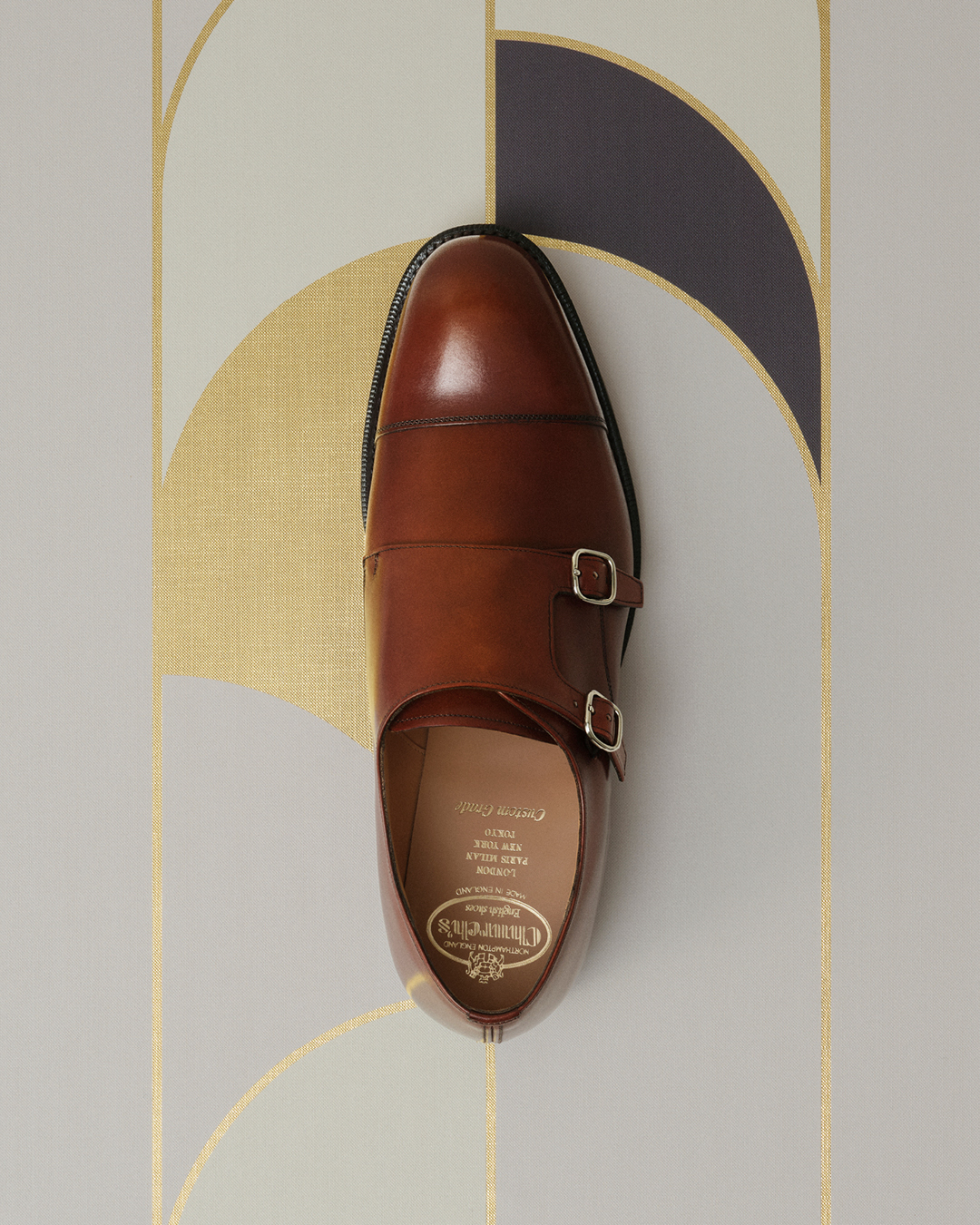 Church s on X Bold accents vibrant colour. The Cowes monk strap is enriched with the multi tonal effect of SS24 s Deco collection. Discover more at https t jeSB1Ximsf. churchsshoes https t 1CMmB...