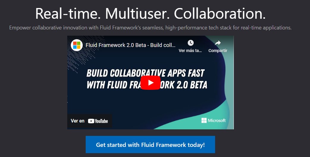 campusMVP's tweet image. Explora el futuro de la colaboración en tiempo real con Microsoft #FluidFramework 2.0. Más rápida y segura, potencia experiencias dinámicas mediante componentes fluidos: fluidframework.com