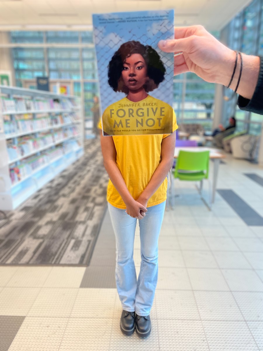ebrpl's tweet photo. It's #bookfacefriday! #bookface #ebrpl #forgivemenot #jenniferbaker https://t.co/h23NMrBhBp