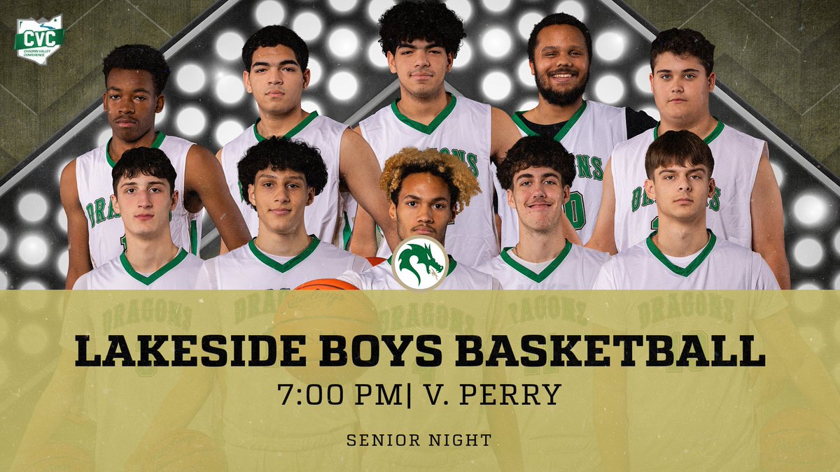 Lakeside Boys Basketball will recognize their Seniors before the varsity game v Perry.  Get your Tickets here: ashtabuladragons.hometownticketing.com/embed/all