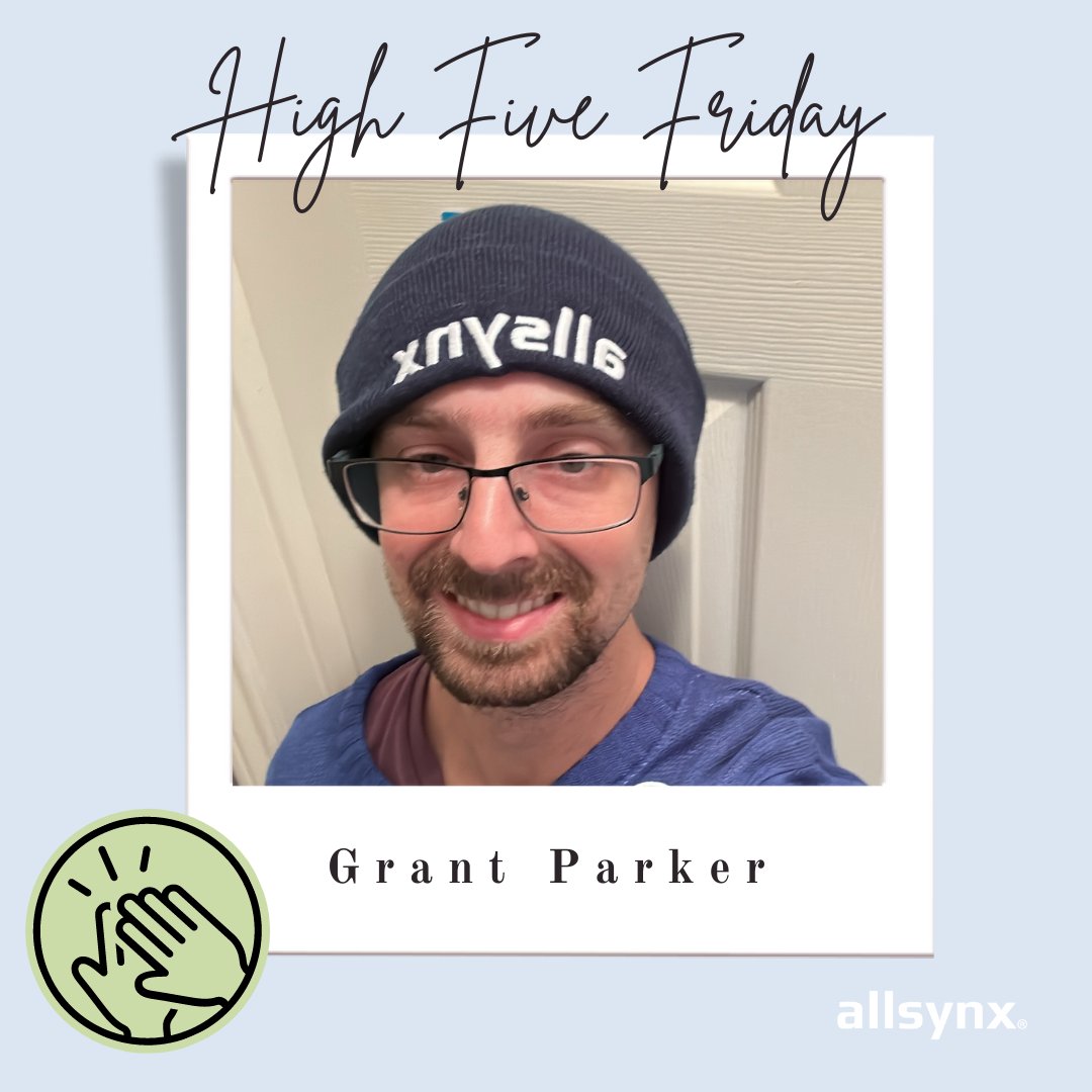 Happy Work-iversary to some of our #allsynx crew! Thank you for all your hard work.

#HighFiveFriday #employeecelebrations #Technology #WorkingRemote #ThankYou
