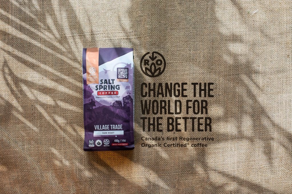 Village Trade is now Canada’s first Regenerative Organic Certified® coffee (ROC®)! ☕ From our fair trade roots in 1998 to ROC® status today, we're pushing coffee sustainability to new heights. #ROCcoffee #Sustainability #FairTrade