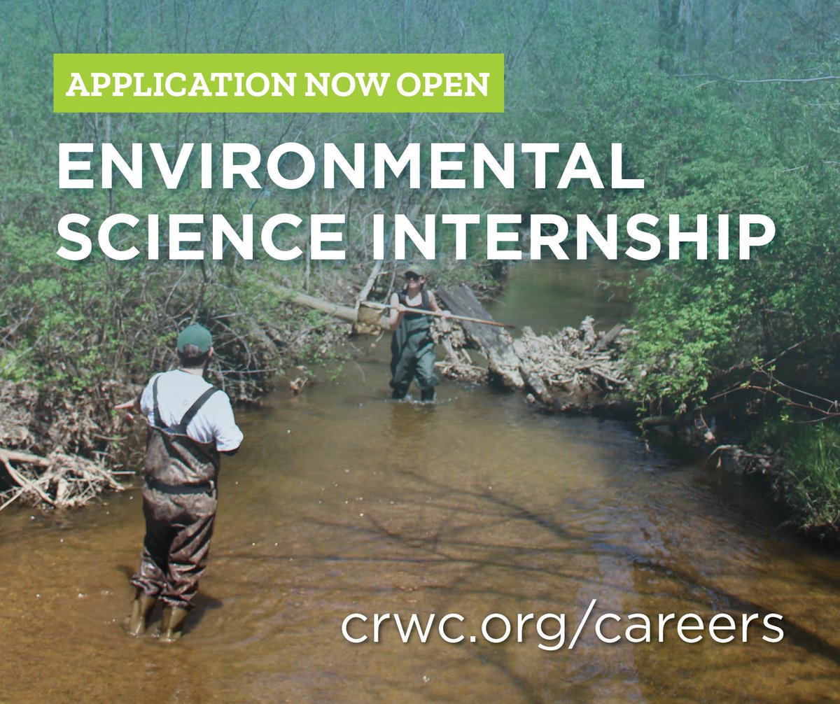 The Clinton River Watershed Council is excited to announce open applications for our Environmental Science Internship program. This part-time paid internship will begin in April 2024 and end in August 2024. Visit crwc.org/careers to learn more and apply.