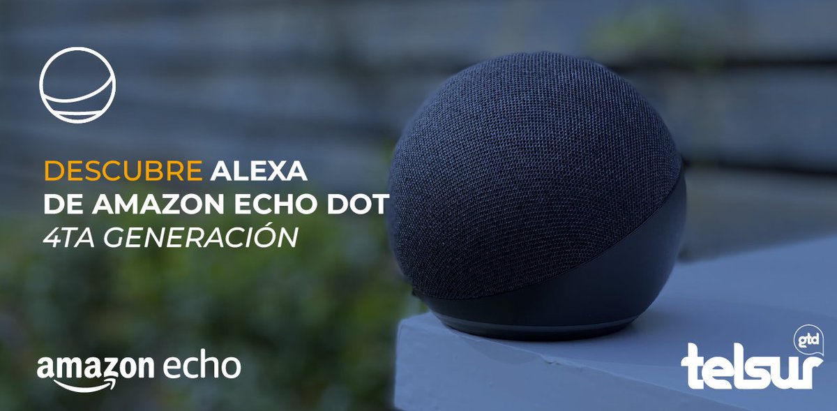 ¿Lo especial de #AlexaTelsur? Ella comprende tu lenguaje, se adapta a tu estilo y hace tu vida más fácil. Controla tu hogar, personaliza funciones, y accede a tus servicios favoritos con solo un comando. ¿Aún no tienes tu Alexa? Descubre más en bit.ly/3uCYNHb