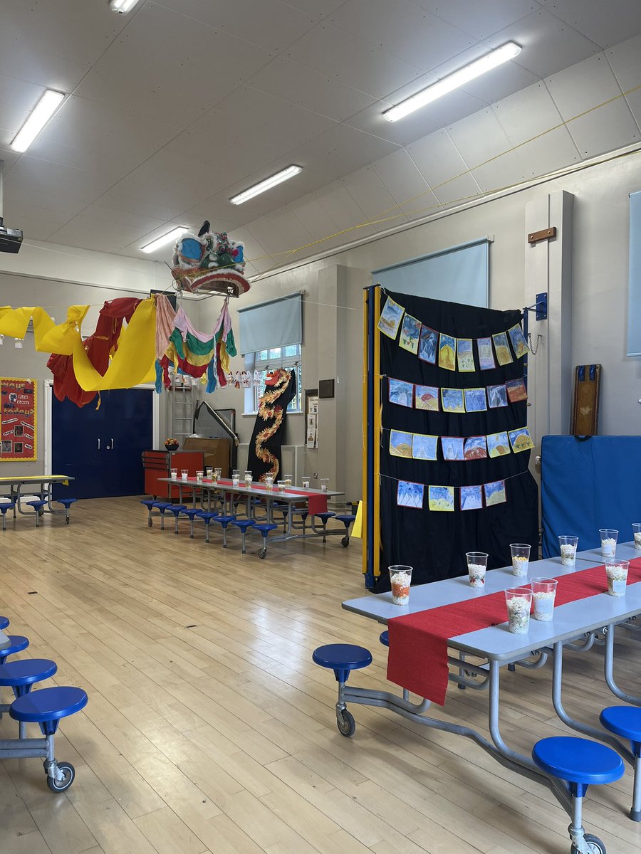 Year 2 are ready for the parents to see all of their learning about China and they have their noodles ready to be eaten 🐉 🍜  <a href="/LDSMhead/">Sarah Martin</a>