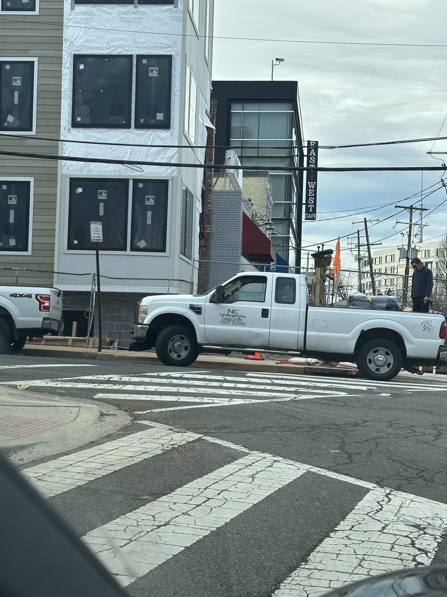 ⁦<a href="/311DCgov/">DC311</a>⁩ ⁦<a href="/SafeSidewalksDC/">Safe Sidewalks DC</a>⁩ truck in crosswalks at intersection of Chesapeake, 41st and  Belt