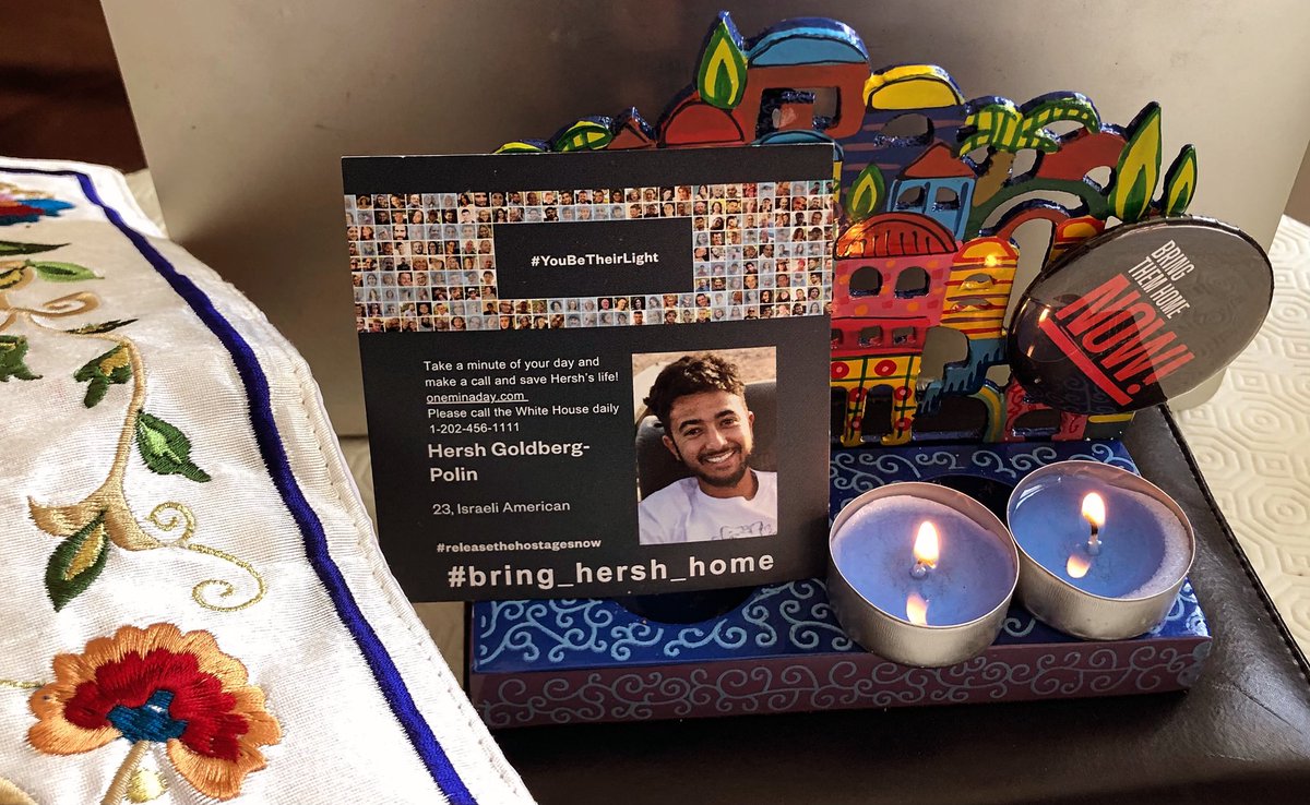 Shabbat Shalom and Chodesh Tov from Jerusalem ❤️ #youbetheirlight #bringthemhome #bringthemhomenow #bring_hersh_home 🙏🇮🇱