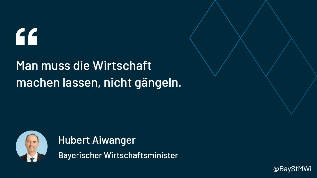 Bayerisches Wirtschaftsministerium tweet media