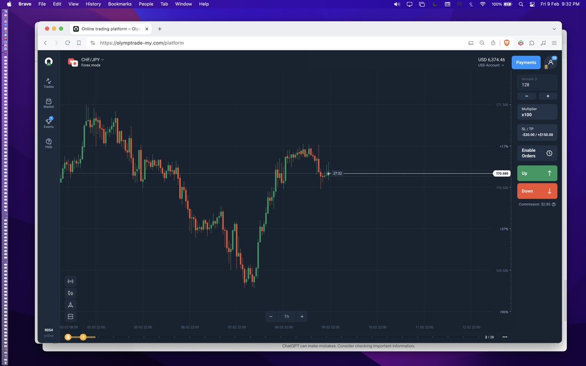 olymptrade_th's tweet photo. 🚨 CHFJPY มองแนวรับระยะสั้นที่ 168.884 ท่ามกลางท่าทีที่ระมัดระวังเกี่ยวกับอัตราดอกเบี้ยของธนาคารกลางญี่ปุ่น เทรดเดอร์มีการเคลื่อนไหวเมื่อทั้งคู่ถอยกลับจากแนวต้าน 📉 #Forex #Trading #CHFJPY #olymptrade #ซิกเทรด 📊 https://t.co/MHblhpIIoN