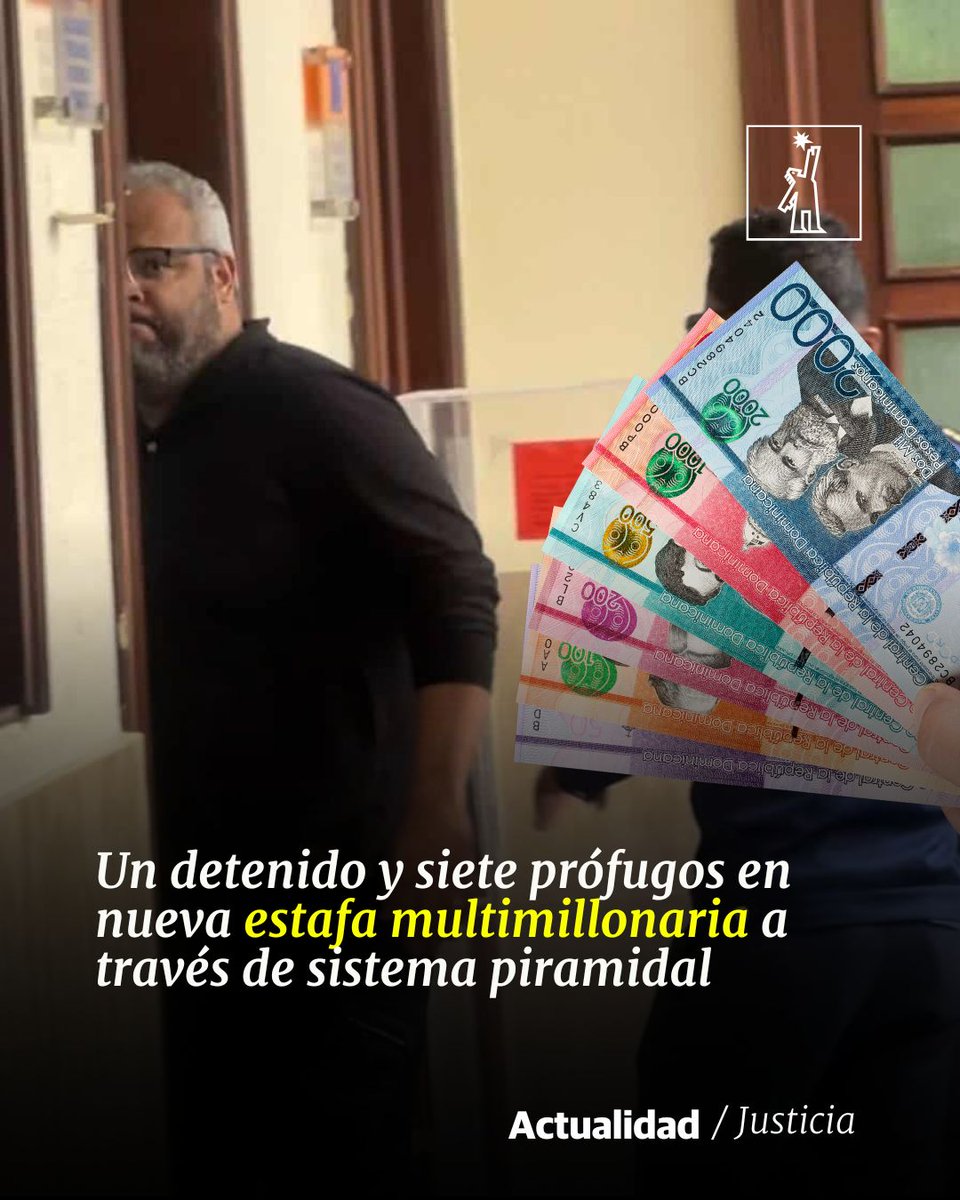 DiarioLibre's tweet photo. ⚖ |#JusticiaDL| Un total de 90 querellantes afirman fueron engañados con casi 3 millones dólares
🔗 https://t.co/qXePHF334I
#DiarioLibre #Querellante #Prófugosd https://t.co/ppbbU59MPf