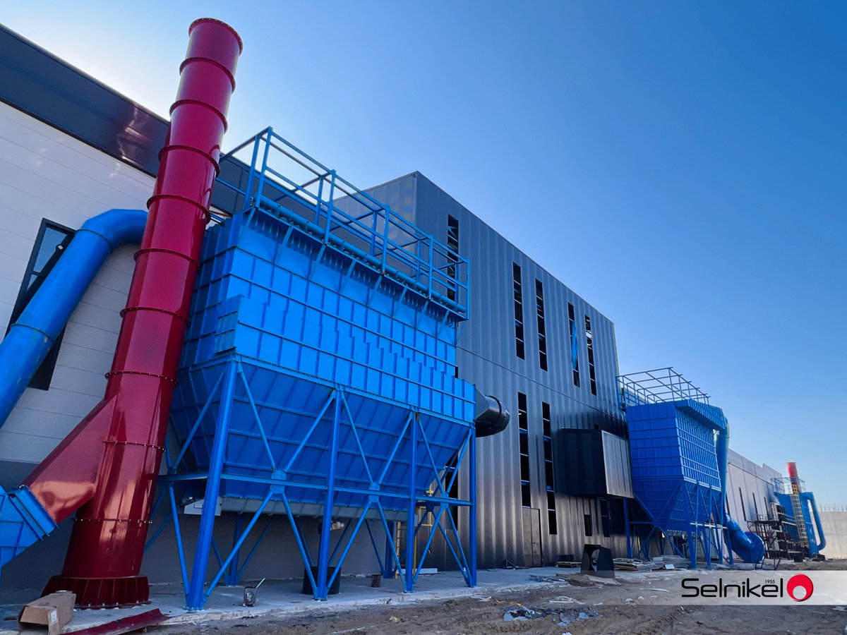 Selnikelcom's tweet image. Installation of our dust collecting filters with capacities of 100.000 m3/h, 70.000 m3/h and 60.000 m3/h have been successfully completed in casting factory in Ankara.

For more information:
selnikel.com

#filter #dustcollection #dustfilter #filtre #fan #radialfan