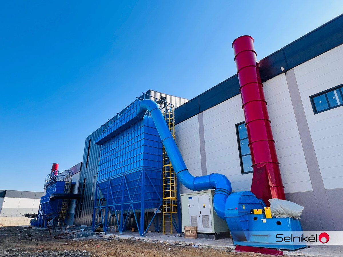 Selnikelcom's tweet image. Installation of our dust collecting filters with capacities of 100.000 m3/h, 70.000 m3/h and 60.000 m3/h have been successfully completed in casting factory in Ankara.

For more information:
selnikel.com

#filter #dustcollection #dustfilter #filtre #fan #radialfan