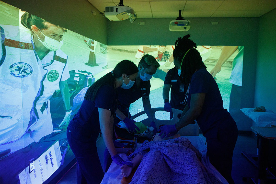 OrchestrateXR's tweet photo. Kudos to GWU for pushing the boundaries in nursing ed! Check out this amazing article on how they're using the OrchestrateVR platform to elevate their training game. Innovation in action! https://t.co/Gxia8H0VTn  #NursingEducation #OrchestrateVR #InnovationInEducation https://t.co/5QPDNLtuI6