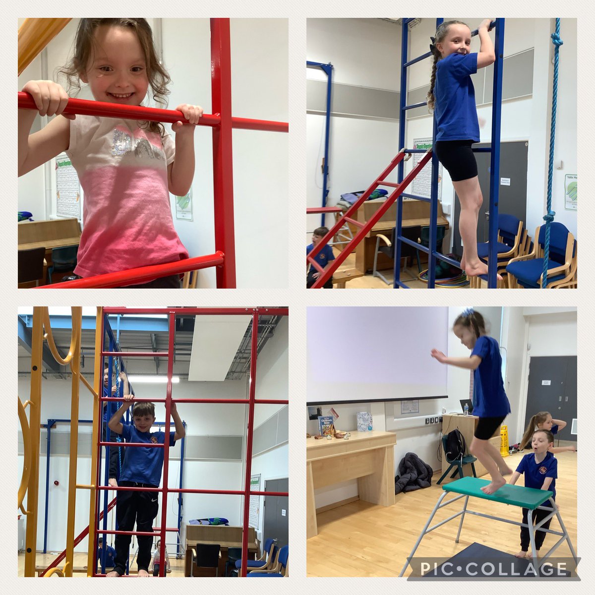 halebank_sch's tweet photo. Willow Class had lots of fun using the apparatus this afternoon with Mr Cann @ProgSportsCW. We explored climbing, travelling and jumping π€Έπ #progressivesports #PE https://t.co/SXXbk9YLXM