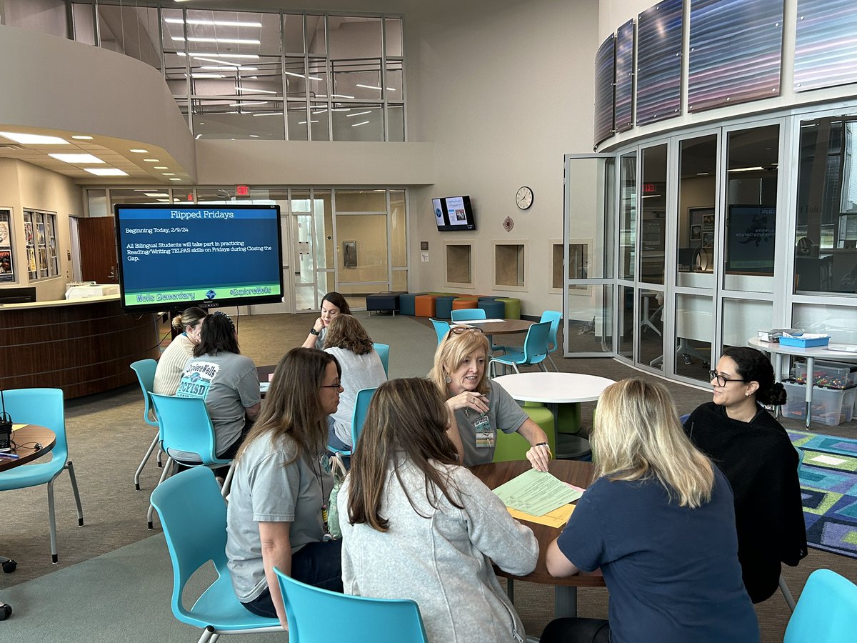 CFISDWells's tweet image. Our CPOC committee gathered bright and early this am to review our academic, discipline, &amp;amp; attendance data as they give feedback on our CIP progress. Lots of celebrations for our Explorers! ⭐️ 🌎 👏🏻 Thank you to our community members &amp;amp; parents for their time! #ExploreWells