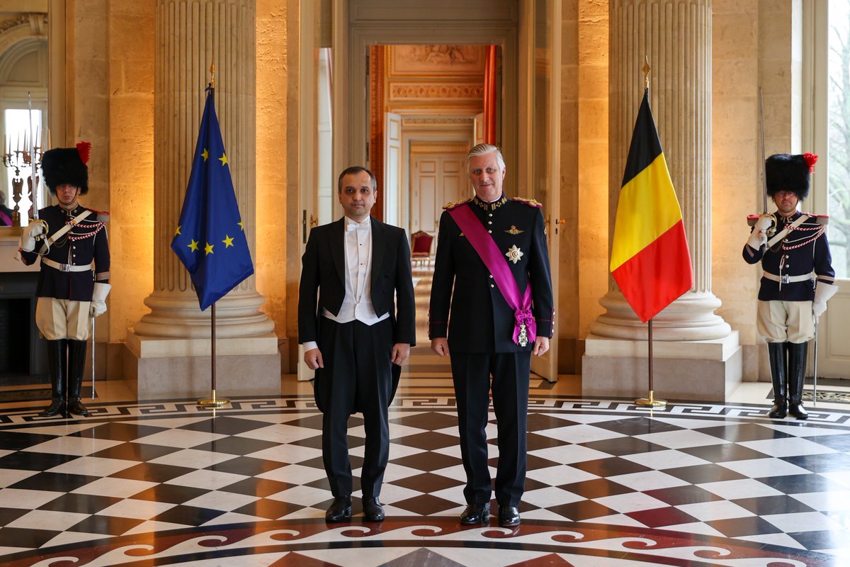 Ceremony of presenting Credentials by the Ambassador of the Republic of Uzbekistan to the Kingdom of Belgium Gayrat Fazilov to King Philippe of the Belgians belgium.mfa.uz/news/33164