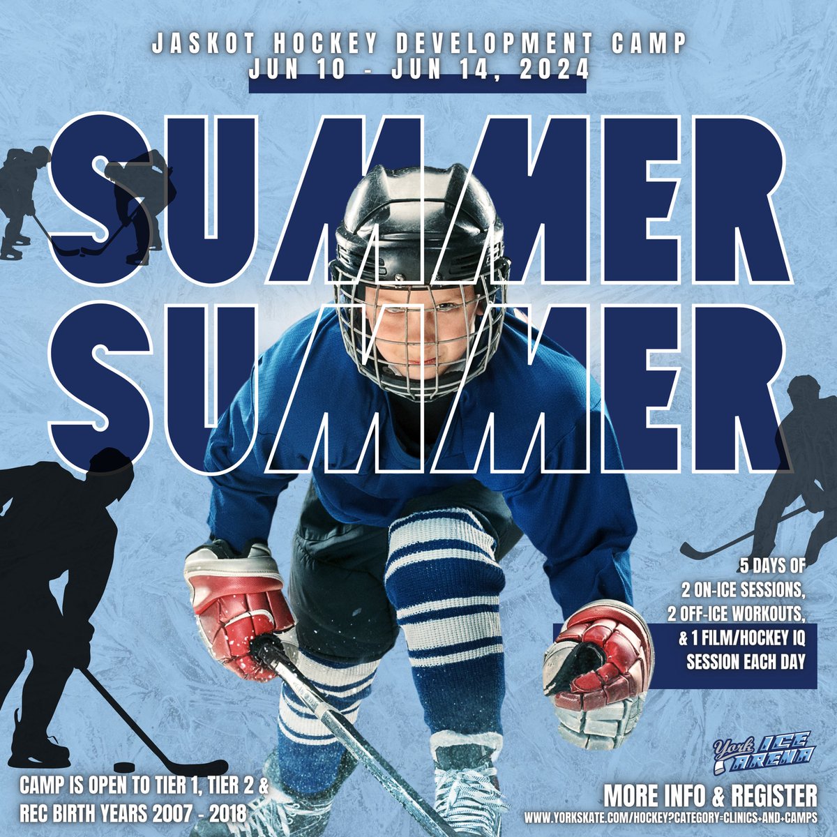 Skate into summer fun with Jaskot Summer Hockey Camp! 🏒☀️ Sign up now for an unforgettable experience on and off the ice! Learn more and register at the link below! #JaskotHockeyCamp #SummerGoals 

yorkskate.com/programs/jasko…