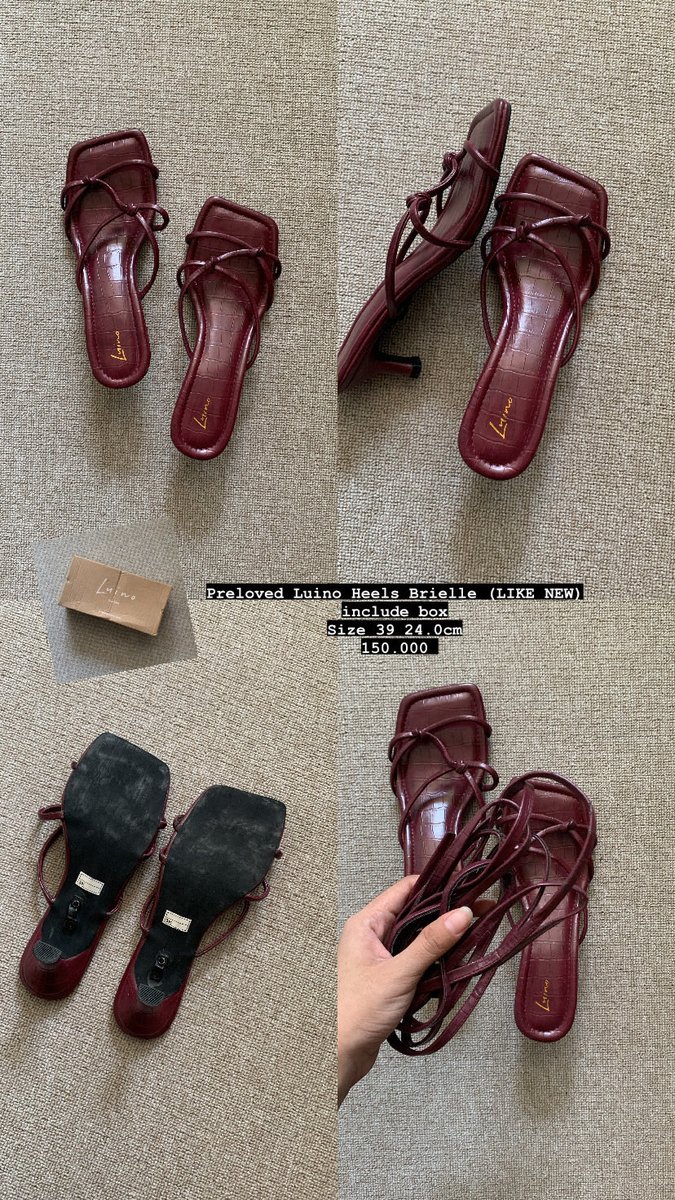 chubbyblaem's tweet photo. Preloved &amp; NEW Baju, Celana, Heels
clothes : size S fit to L rata-rata LD 95-120cm
heels : 38 - 39, 23.8cm - 24.5cm https://t.co/dHTGEtpoVo