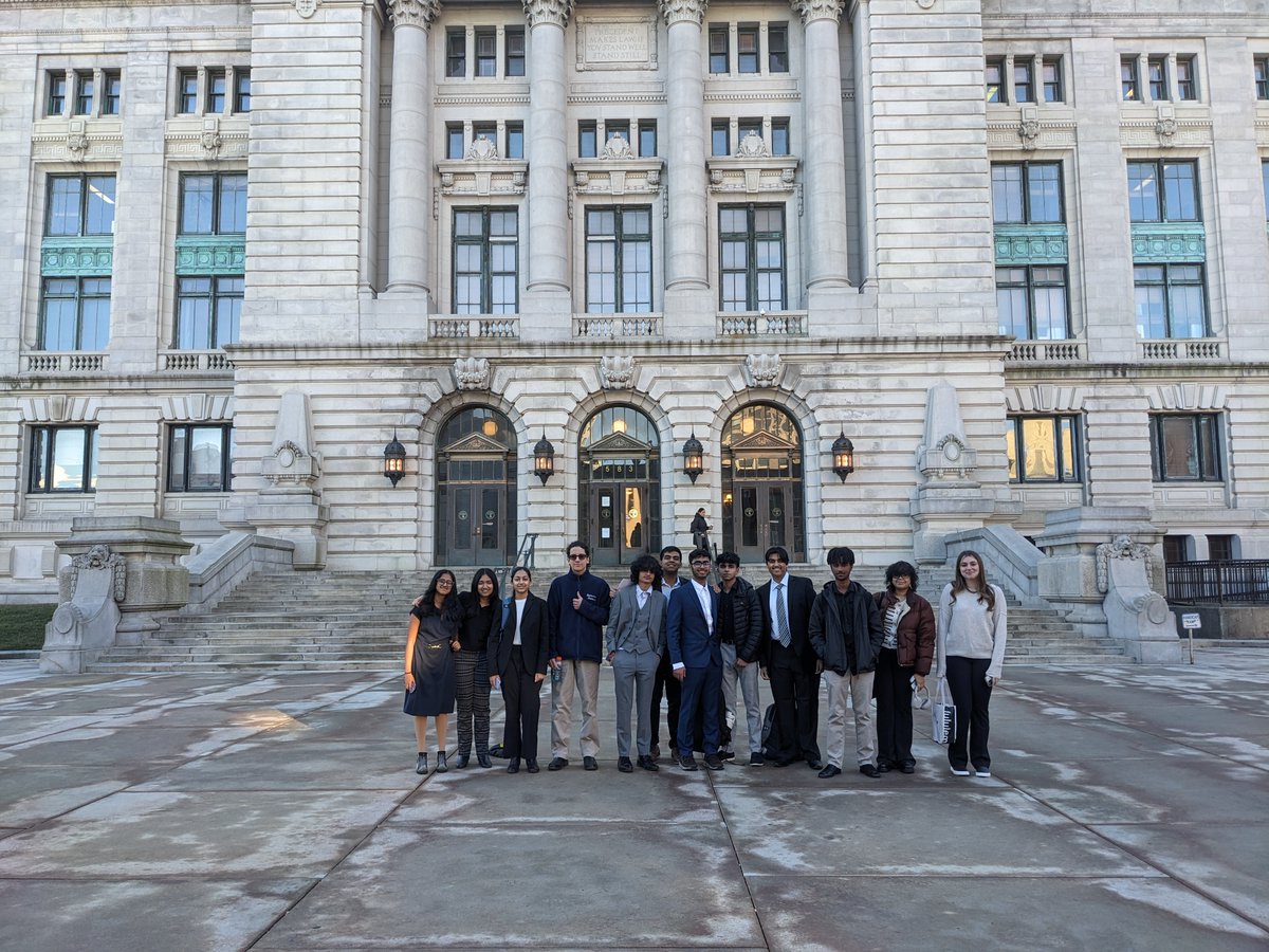 SecaucusHigh's tweet photo. Congratulations to our student Mock Trial members along with their advisor, Mr. Schimidig as they qualified for the Hudson County semifinals. Best of luck as they advance to the county championship! https://t.co/B5HNT3JLYt