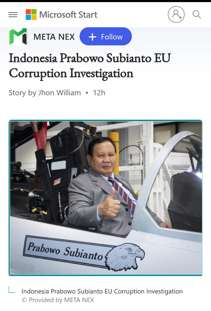 Nicho_Silalahi's tweet photo. Jika berita ini benar maka @prabowo layak di tangkap dan sita seluruh asetnya bila perlu jatuhi hukuman mati dia, gila saja jika Mentri Pertahanan Maling Uang Rakyat.!!! https://t.co/DRW9u2BVaB