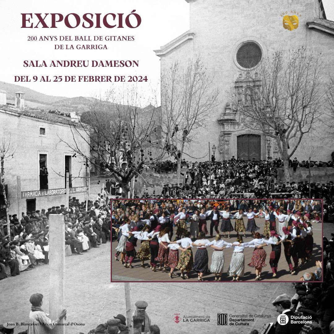 Ball de Gitanes de la Garriga (@gitaneslg) on Twitter photo Avui a les 19h conferència a la <a href="/FundacioMauri/">Fundació Maurí</a> i després inauguració de l’exposició a la Sala Andreu Dameson, a la Plaça de Can Dachs. Us hi esperem! 🥂✨ Avui a les 19h conferència a la <a href="/FundacioMauri/">Fundació Maurí</a> i després inauguració de l’exposició a la Sala Andreu Dameson, a la Plaça de Can Dachs. Us hi esperem! 🥂✨