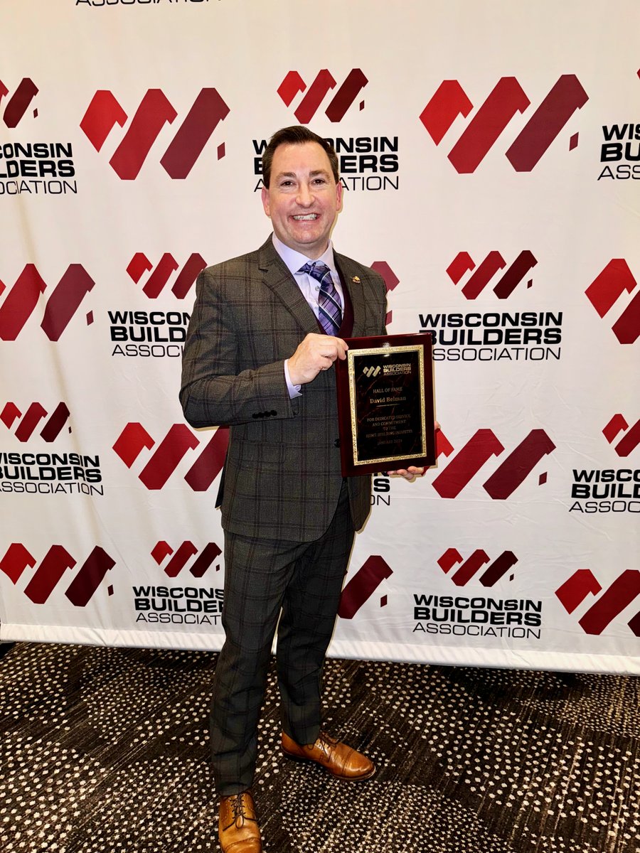 building_hero's tweet photo. Huge congrats to our host David Belman on his induction to the Wisconsin Builders Association Hall of Fame.

As a special thank you we have bonus content with some behind the microphone been a part of in the industry and his other thoughts.

Tune in here:🎙https://t.co/oiKTHzxCBM https://t.co/mFOawoR0fV