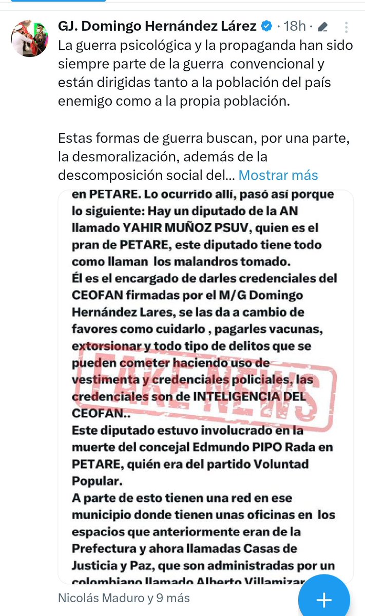 De los creadores de YO SÍ COMO CHICHARRÓN CON PELOS, nos llega VICKY VICTORIA EN ZÜRICH. La mala política, la venganza y los $ nublan la mente y generan estas conductas. Así no se construye nada ni se genera consciencia. <a href="/zuricht94/">Cesar Moya</a> le acaban de dictar cátedra 👀
<a href="/dhernandezlarez/">GJ. Domingo Hernández Lárez</a>