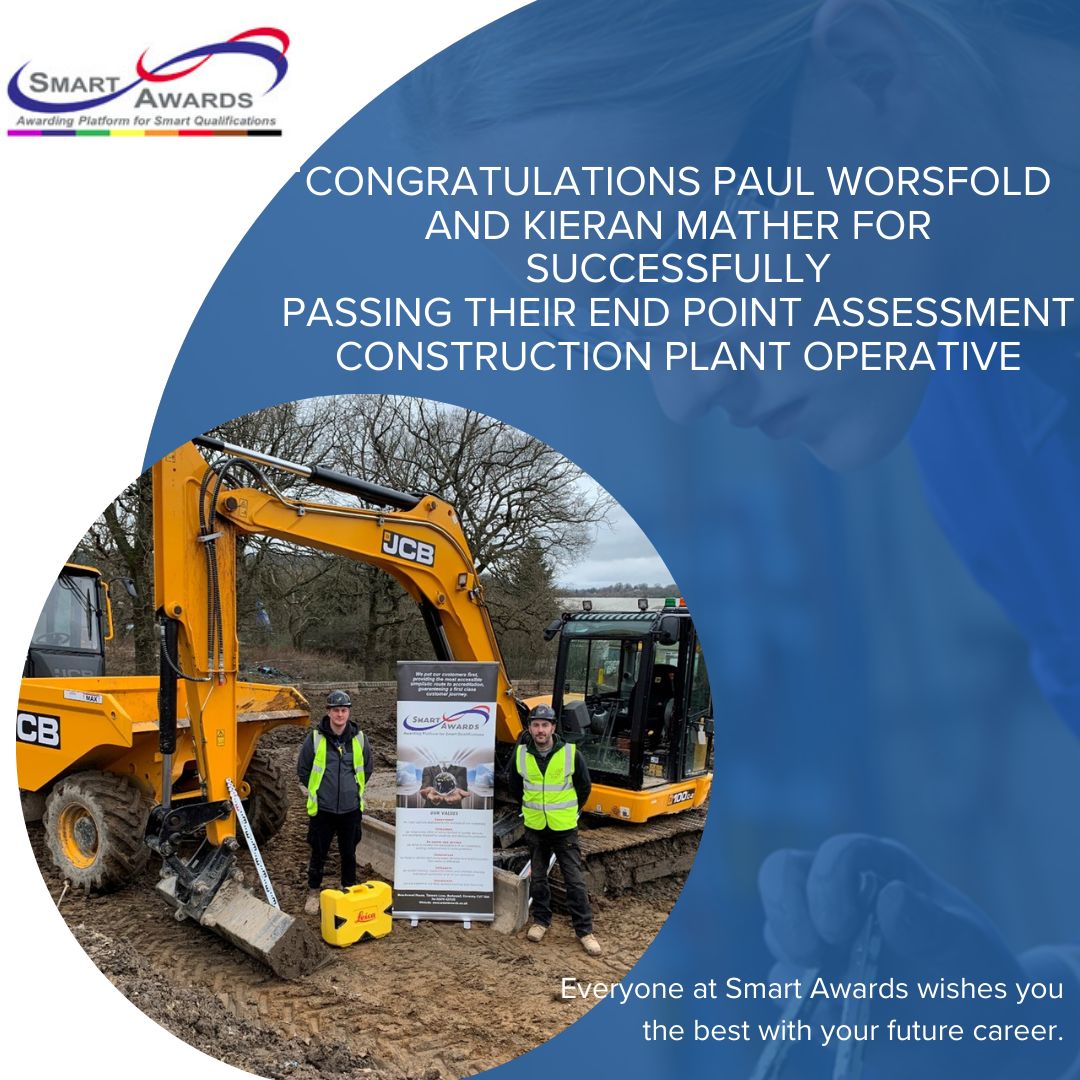 Well, isn't that the perfect way to end #NAW2024.  Our first two apprentices have passed their End Point Assessment with flying colours, and have now completed their <a href="/JCBmachines/">JCB</a> Plant Operations Apprenticeship at <a href="/AccXel_UK/">AccXel</a>!

Well done Kieran &amp; Paul!