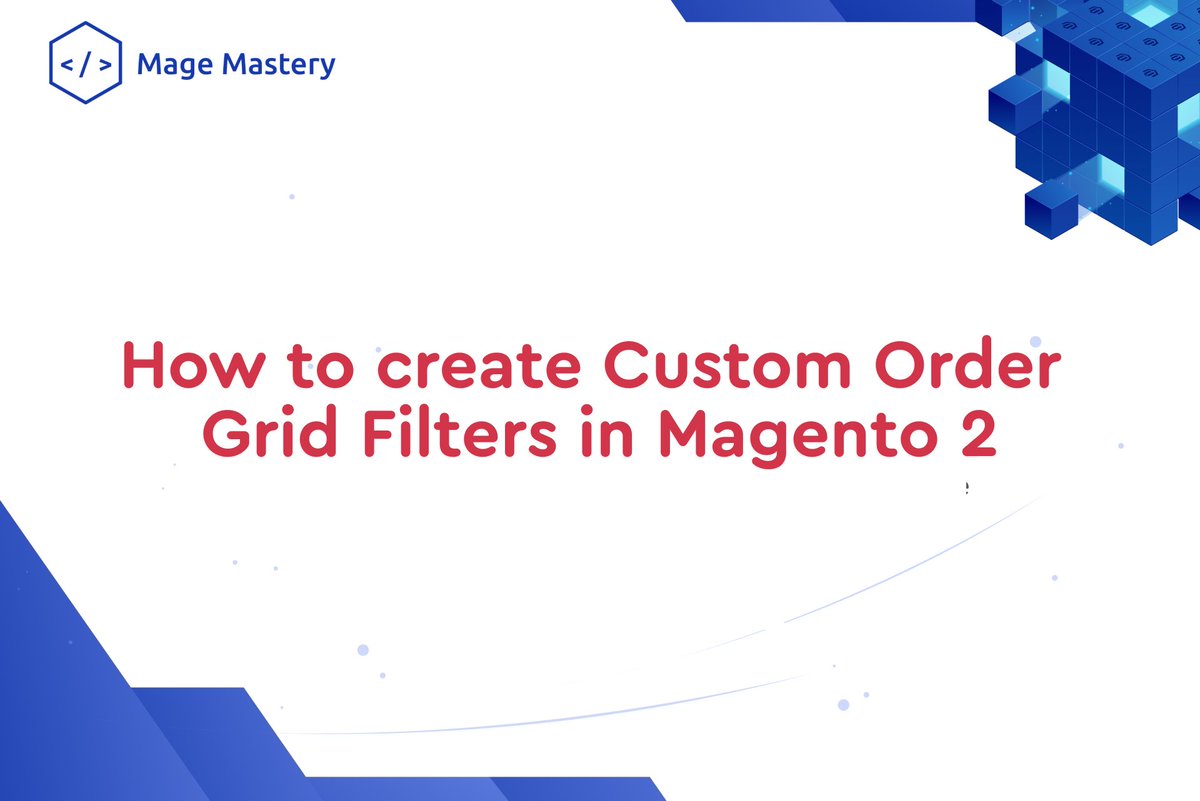 max_pronko's tweet image. New Tutorial: How to create Custom Order Grid Filters in Magento 2

magemastery.net/blog/how-to-cr…

#magento2