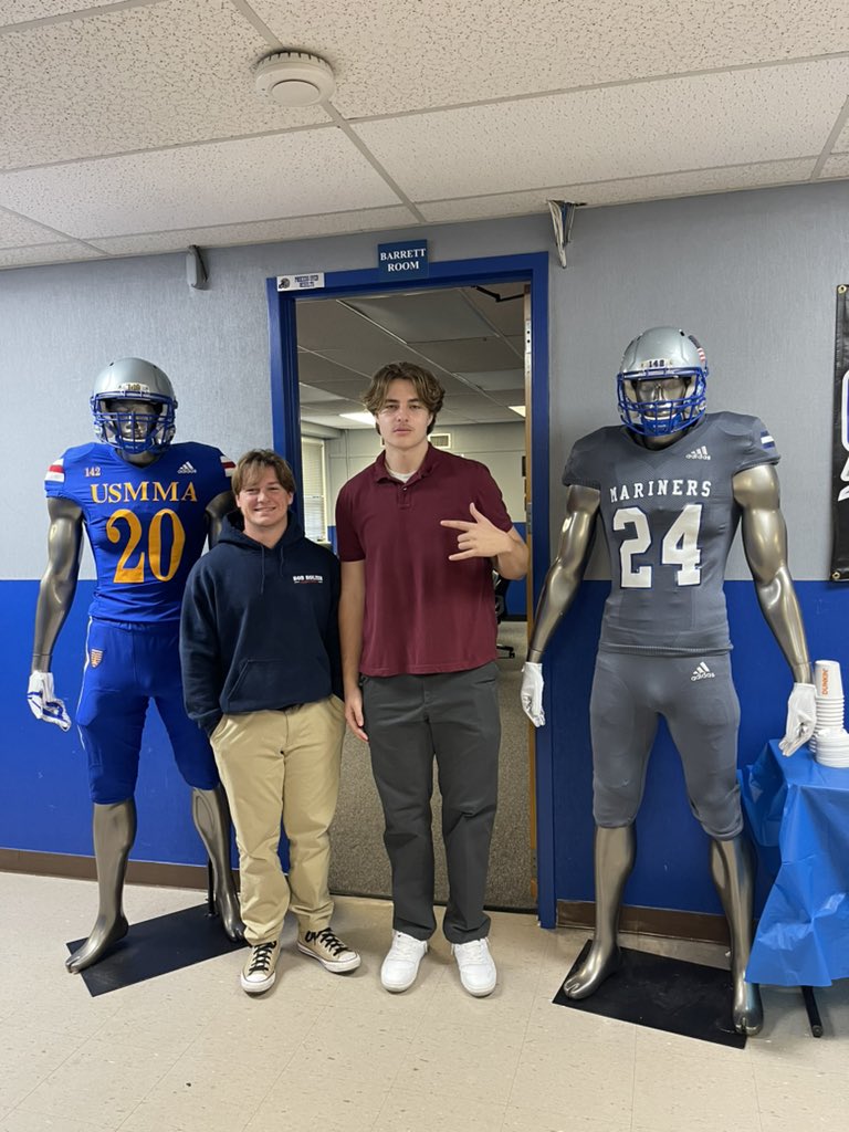 The Mountain League representing at an official visit with <a href="/USMMAFootball/">USMMA Football</a>. <a href="/dallas_deforest/">Dallas DeForest</a> and Lucas Graack <a href="/JoeGraack/">LittleJoe</a> <a href="/joshmcclurg11/">Josh McClurg</a> <a href="/KennyCressSMT/">Kenny Cress</a>