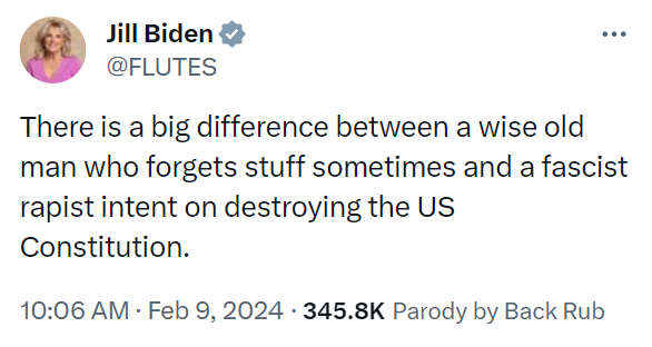 FaithRubPol's tweet photo. Jill Biden with the best defense of Joe Biden's 2024 Campaign 🔥 https://t.co/HOdE5ZUbgd