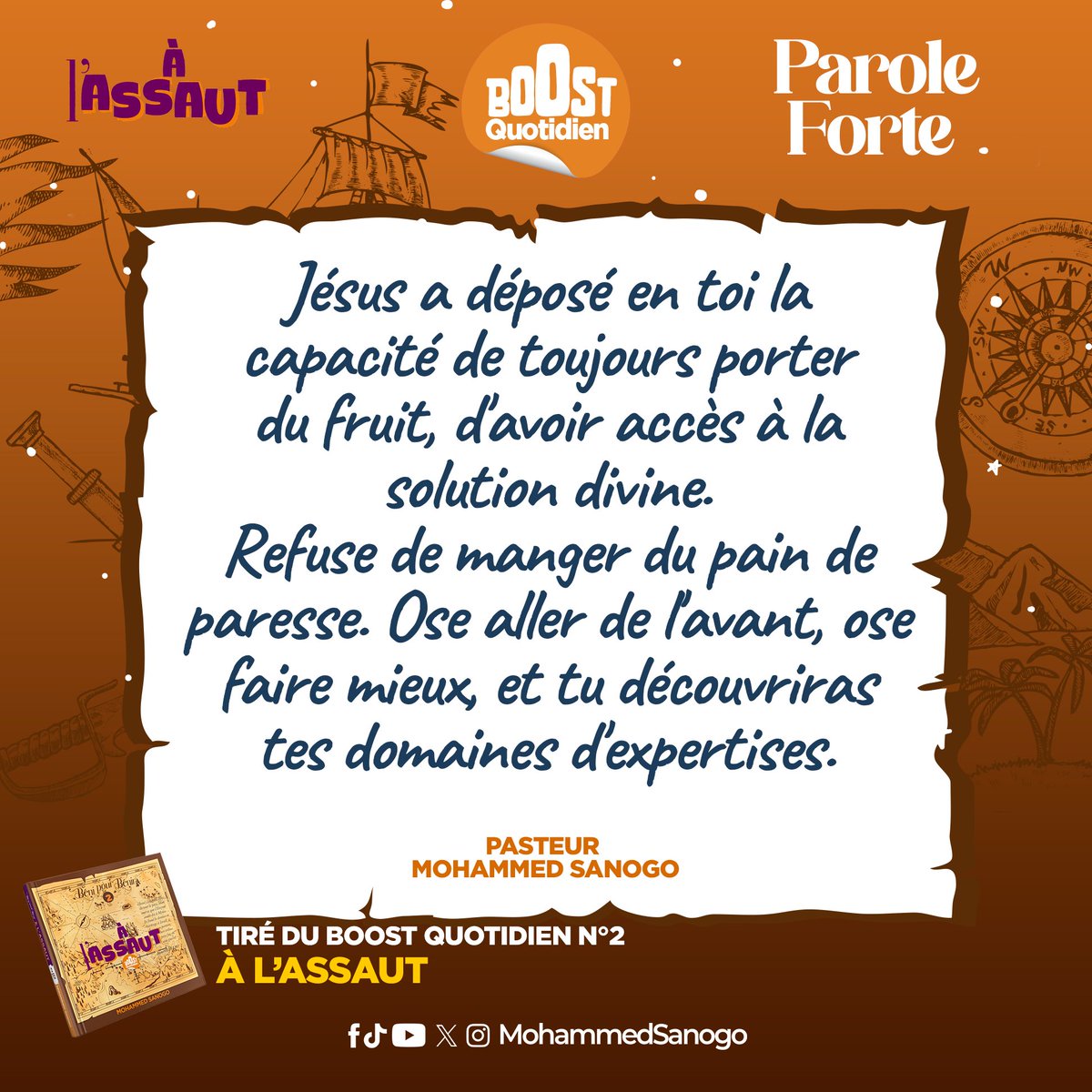 MohammedSanogo's tweet photo. 𝐏𝐫𝐨𝐯𝐞𝐫𝐛𝐞𝐬 𝟔:𝟔-𝟏𝟏 / 𝟑𝟏:𝟐𝟕-𝟐𝟖

Extrait du 📚 𝑩𝒐𝒐𝒔𝒕 𝑸𝒖𝒐𝒕𝒊𝒅𝒊𝒆𝒏 n°2 : 𝐀̀ 𝐋'𝐀𝐒𝐒𝐀𝐔𝐓
Dispo sur @librairiedhonneur
ou sur l'app 📲MyDevo: https://t.co/Km6mJPajhe
#mohammedsanogo #boostquotidien #wordsofwisdon https://t.co/31MJT0oFEJ