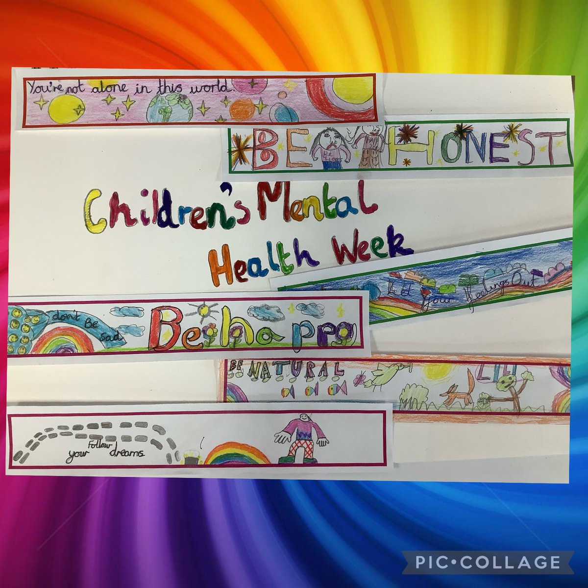 Year 3 have been exploring what good mental health looks like and have thought of some positive vibe messages of our own! Do you have one? #ChildrensMentalHealthWeek2024 #positivethinking #positivevibes #Place2Be